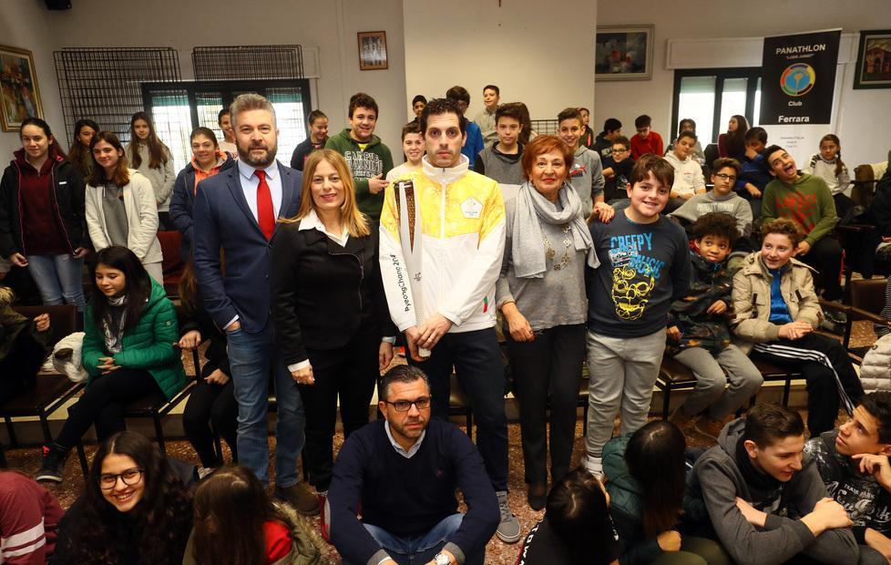 Rimessi spiega le Olimpiadi agli studenti delle medie 