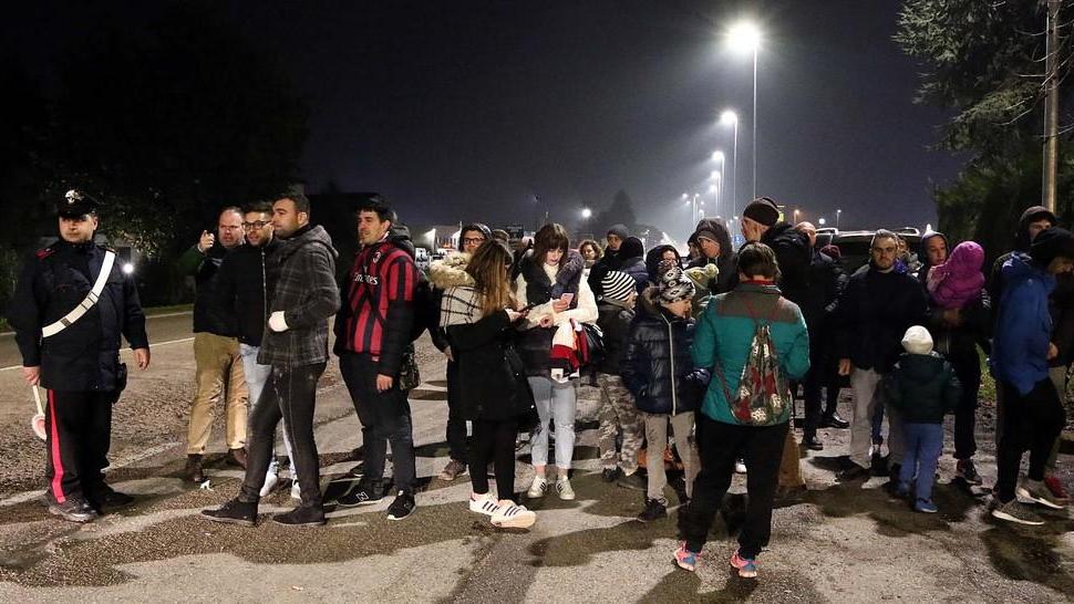 A Occhiobello tifosi in attesa per ore