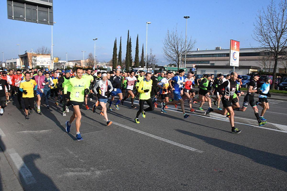 Un momento della gara