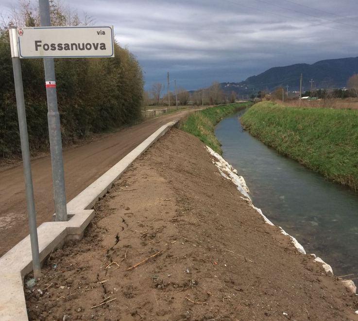 Una nuova scogliera lungo il rio Fossanuova 