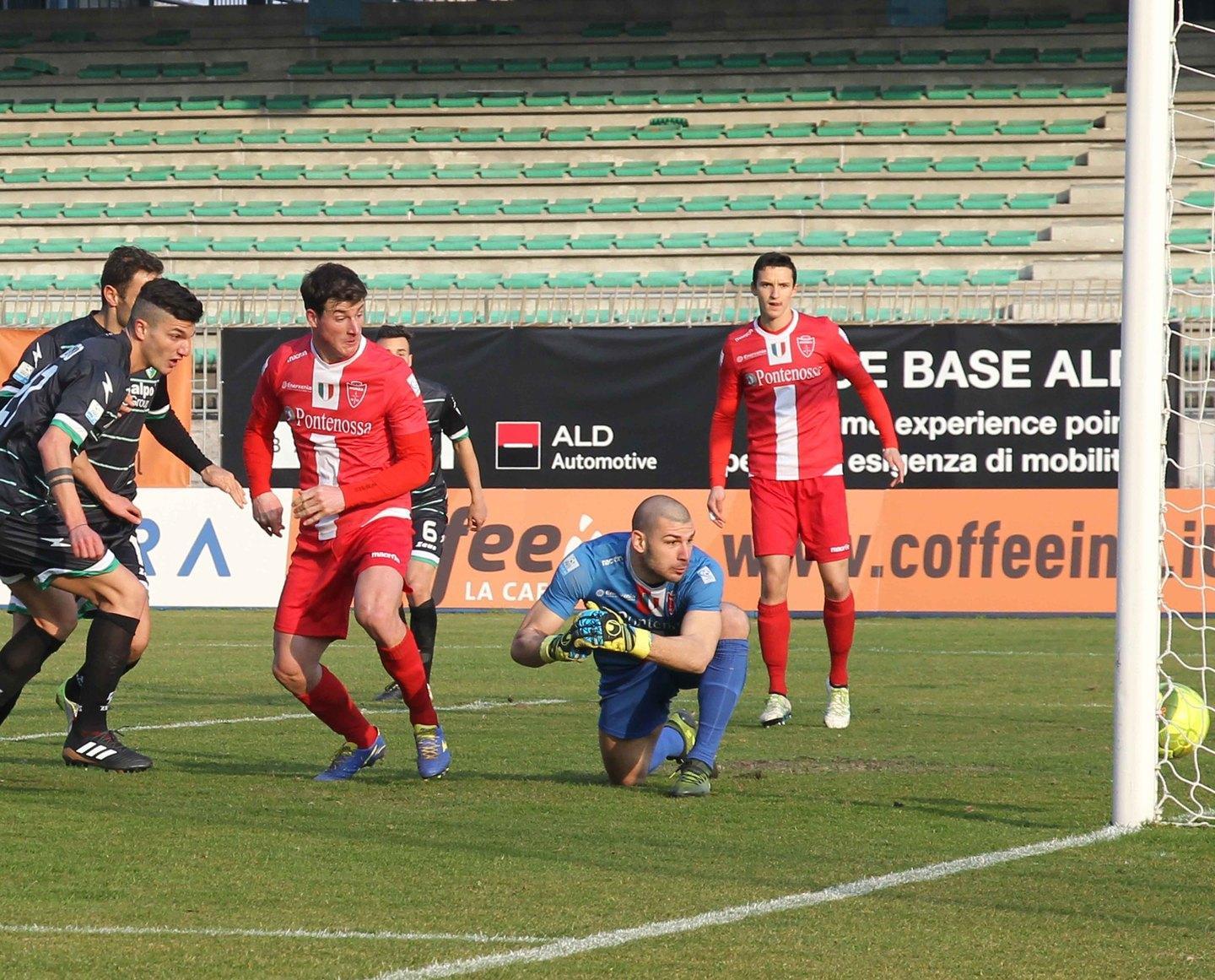 Arzachena, che momento: pari a Monza 