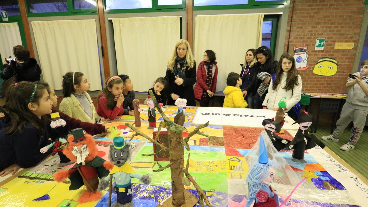L'inaugurazione dell'atelier creativo della scuola primaria Ciliani (foto Sproviero-Batavia)