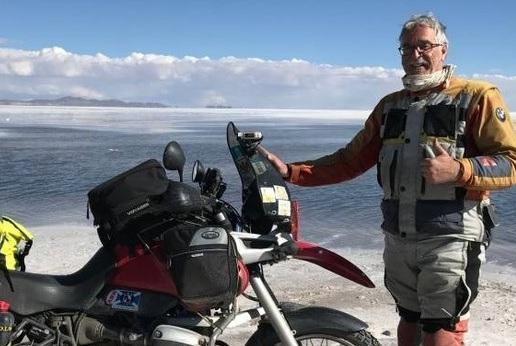 Ex bancario in pensione in moto in Alaska 