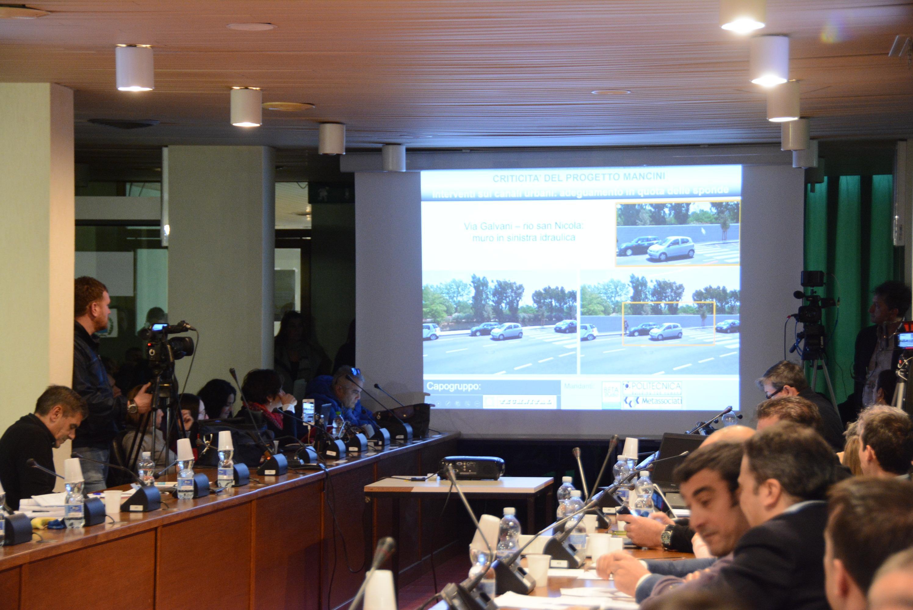 La presentazione del piano alternativo di mitigazione del rischio idrogeologico