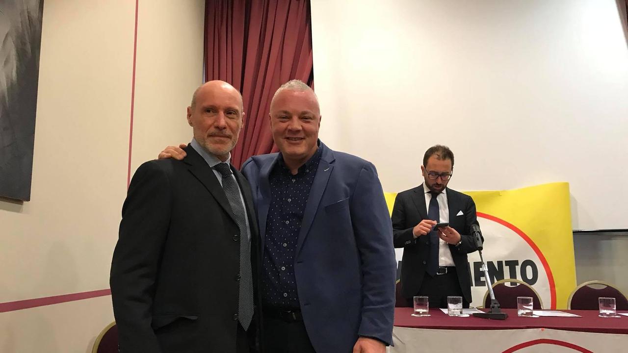 Piero Landi (a destra) insieme a Gregorio De Falco