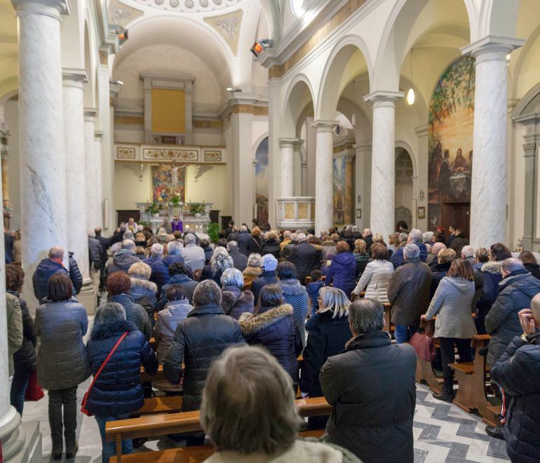 Addio alla moglie del pittore Scuffi 