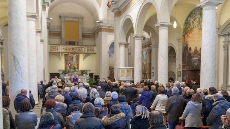 Addio alla moglie del pittore Scuffi