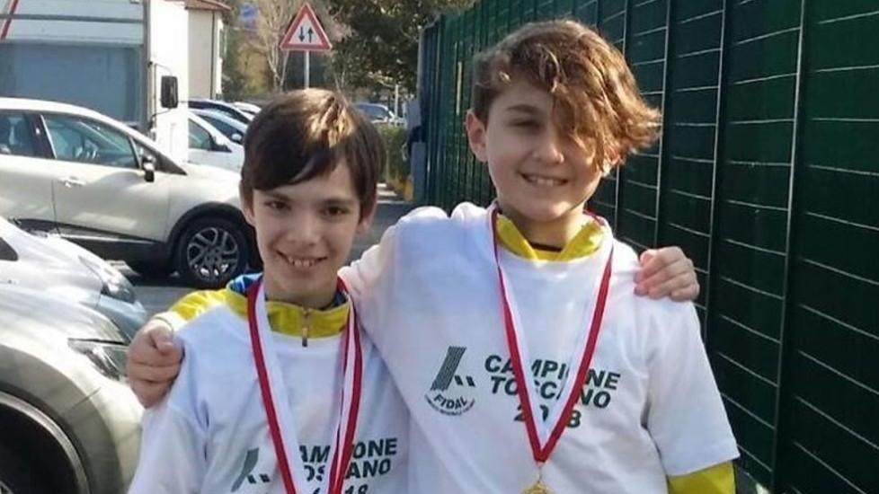 Per Serra e Santucci titolo toscano nel peso e nell’alto Under 13