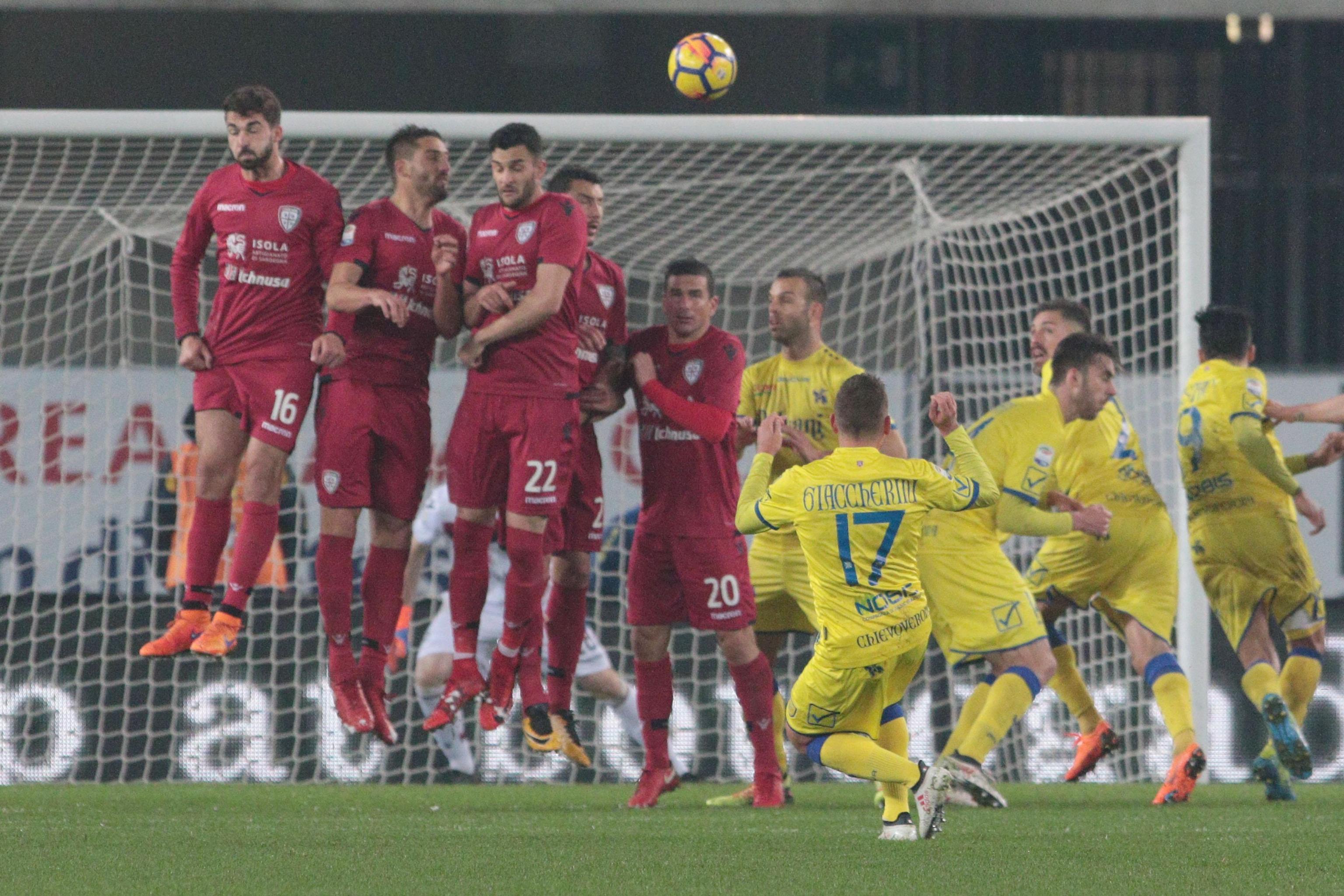 Cagliari deludente battuto dal Chievo 2-1