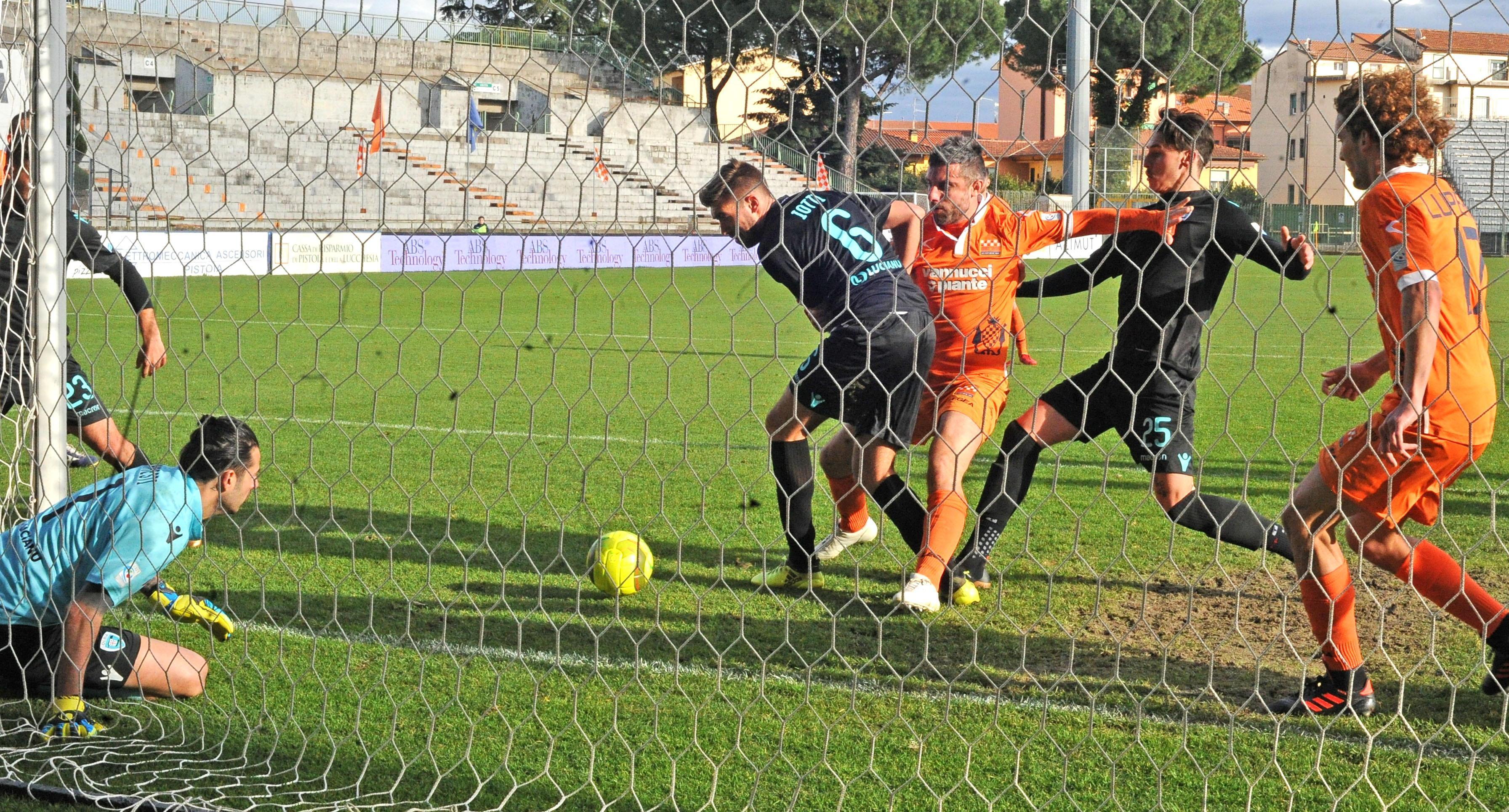 Brutta Pistoiese si arrende all'Olbia: 2-1