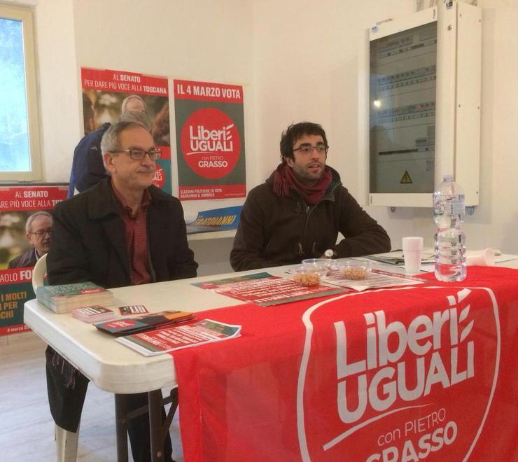 Fontanelli nella nuova sede di LeU