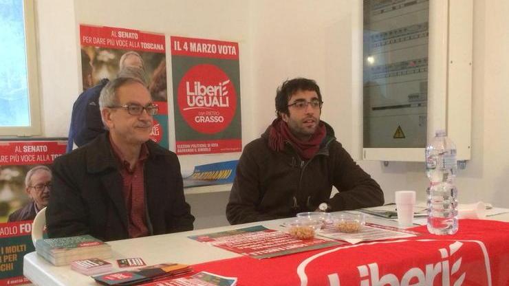 Fontanelli nella nuova sede di LeU