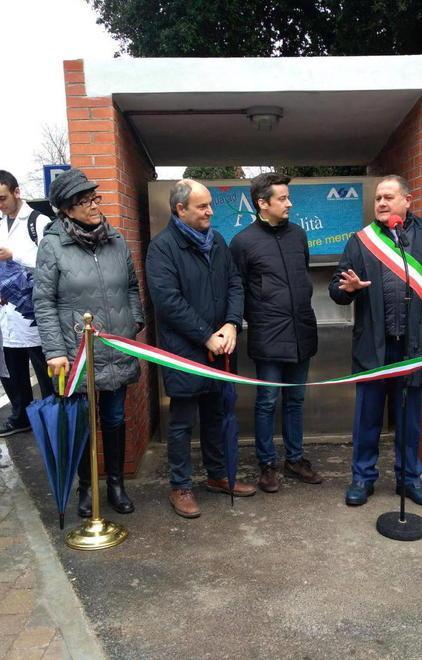 Inaugurata e subito danneggiata 