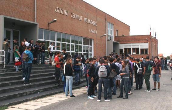 L'esterno dell'istituto Mattei
