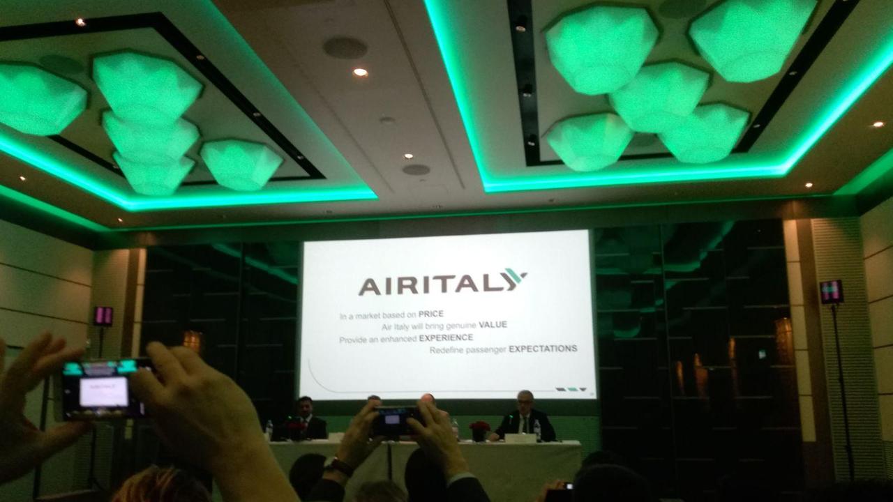 Il logo della compagnia Airitaly