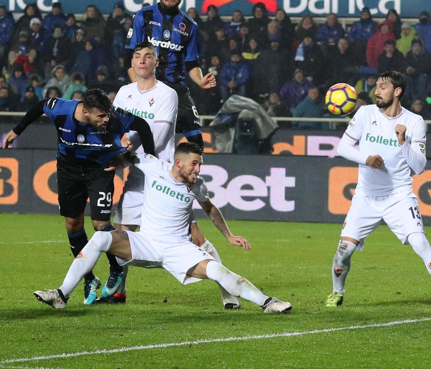 La Fiorentina mette paura all’Atalanta 