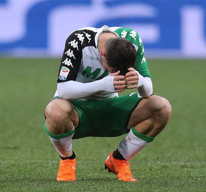 Sassuolo attento, nel 2018 il ritmo è da retrocessione 