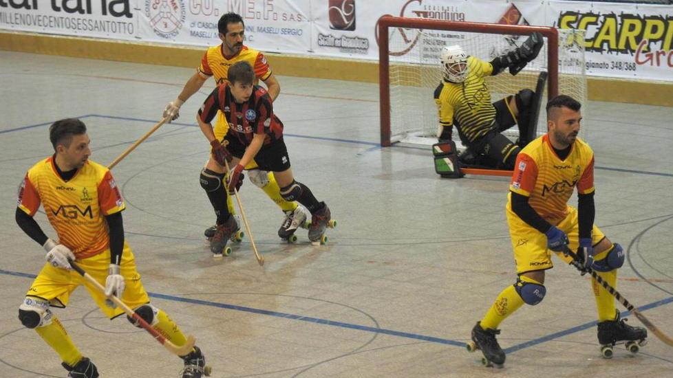 Il derby è giallorosso L’Scs vince per 6-3