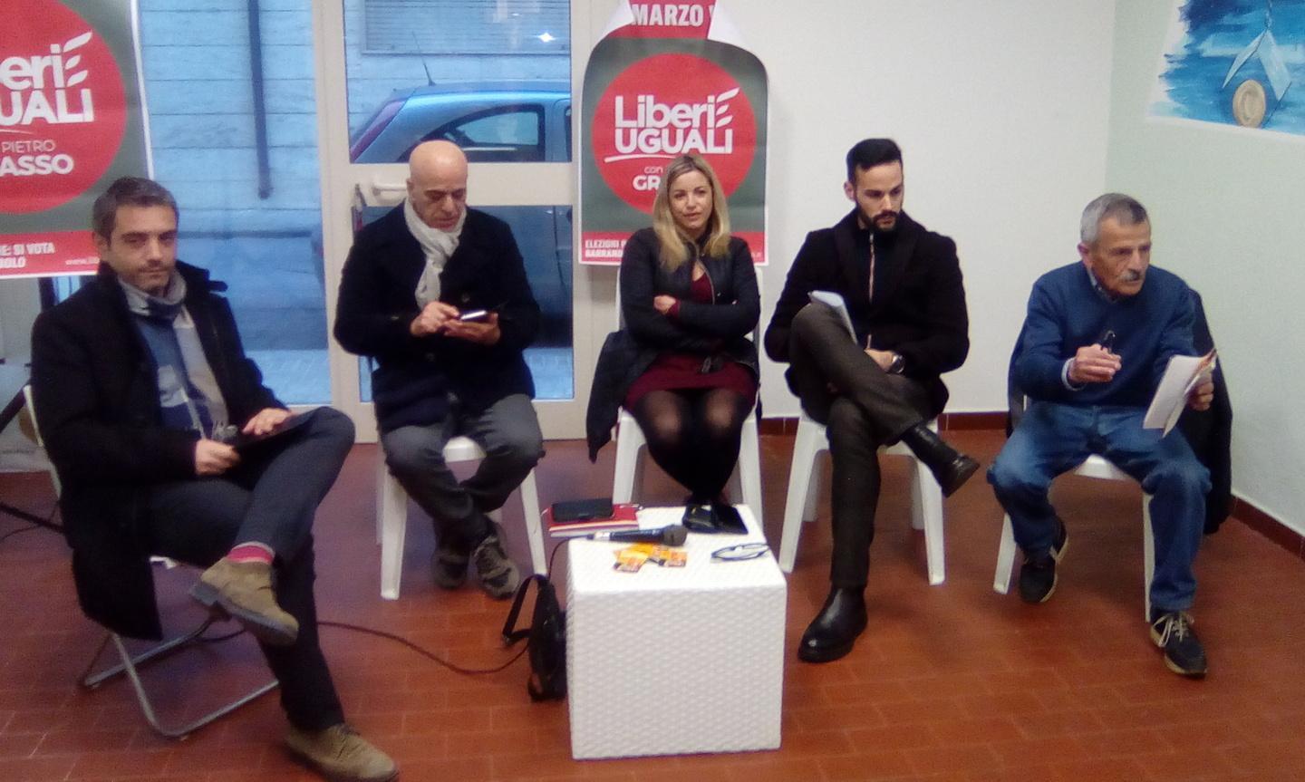 Presentati candidati di Liberi e Uguali