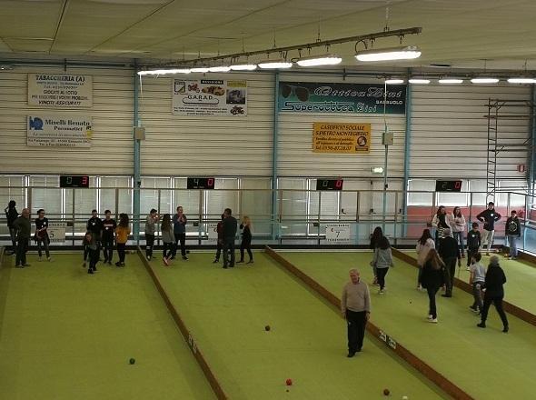 Gli studenti Erasmus si sfidano a bocce 