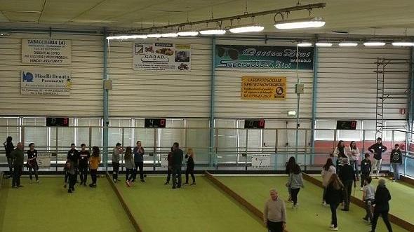 Gli studenti Erasmus si sfidano a bocce