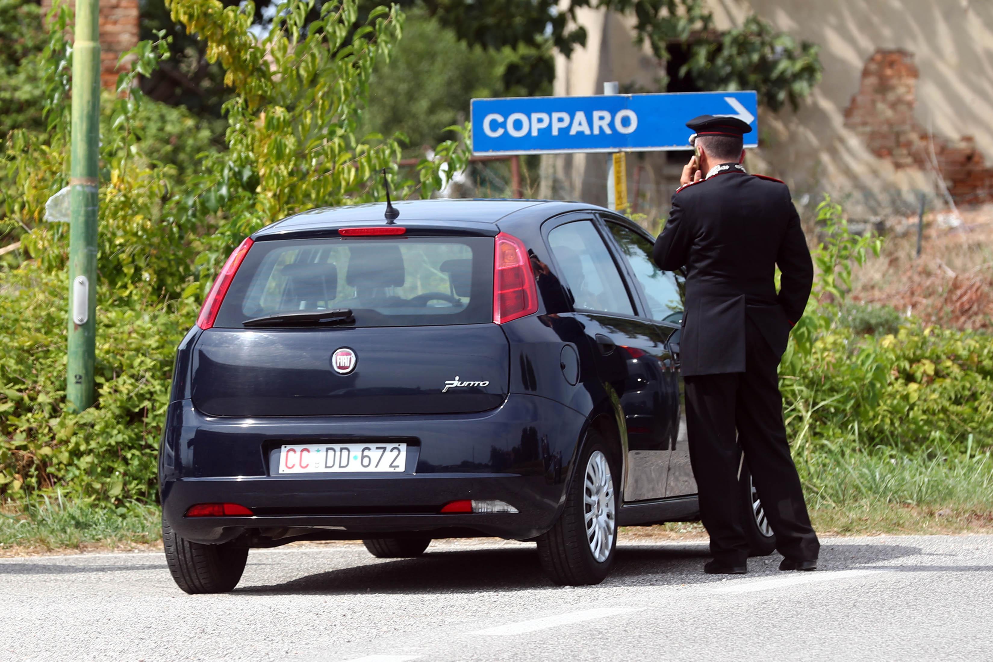 Carabinieri a Copparo