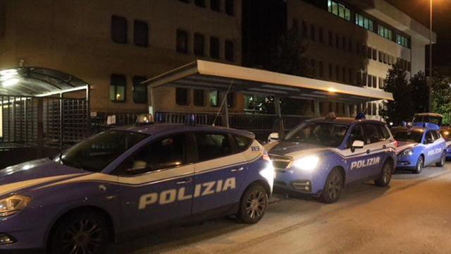 Pattuglie della polizia di Prato