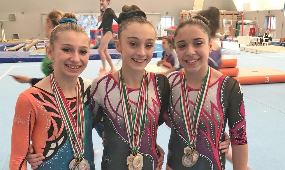Gare di ginnastica artistica Free Time ai nazionali d’Arezzo