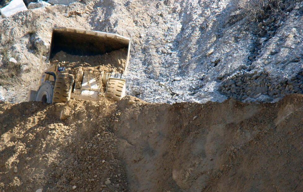 Con i controlli più terre asportate dalle cave 