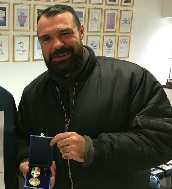 Il montecchiese Mandras premiato dal Coni di Parma