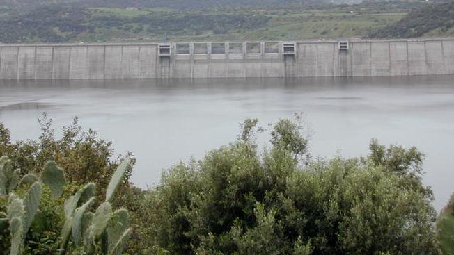 La diga Eleonora sul fiume Tirso
