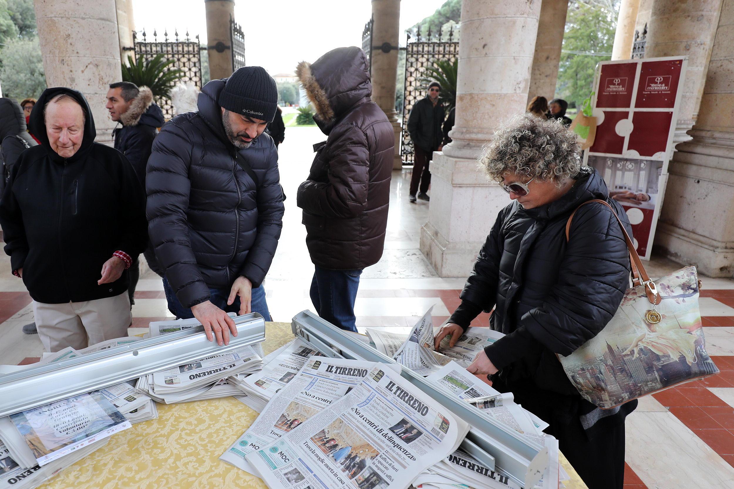 Montecatini, Meraviglia d'inverno con le antiche Serre della Salute