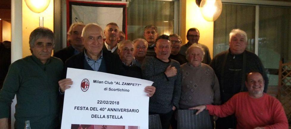 Milanisti a tavola dopo 40 anni dalla “stella”
