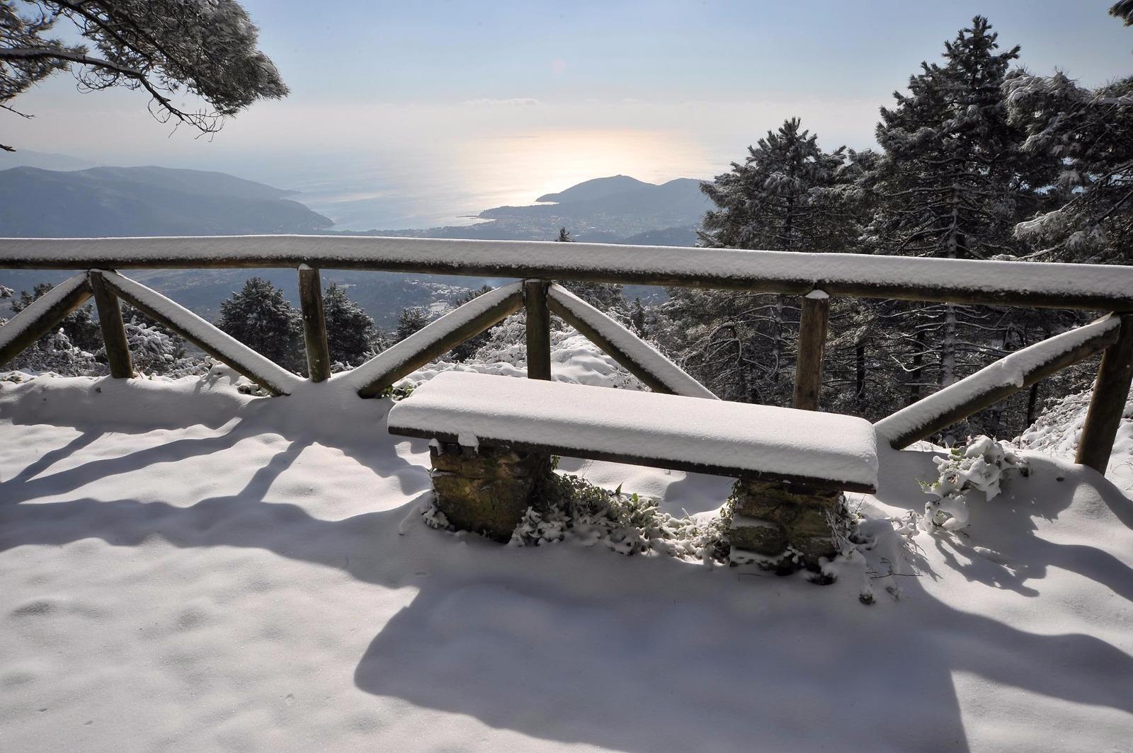 La neve all'Elba nello splendido scatto di Giò Di Stefano