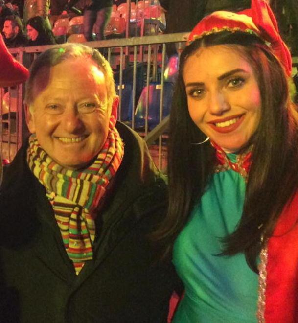 Rudy Salles, vicesindaco di Nizza, con Ondina 