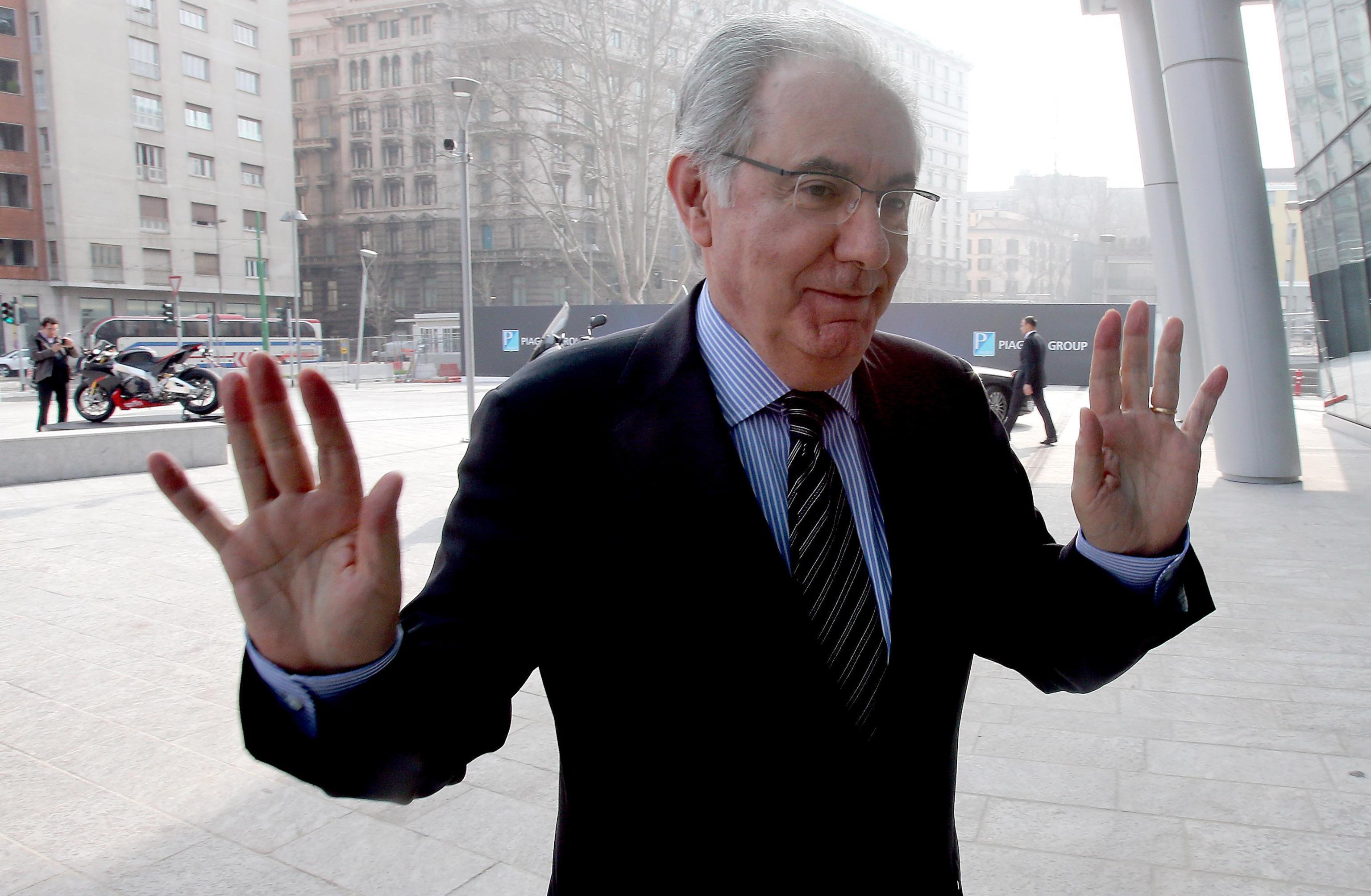 Roberto Colaninno, presidente e ad della Piaggio