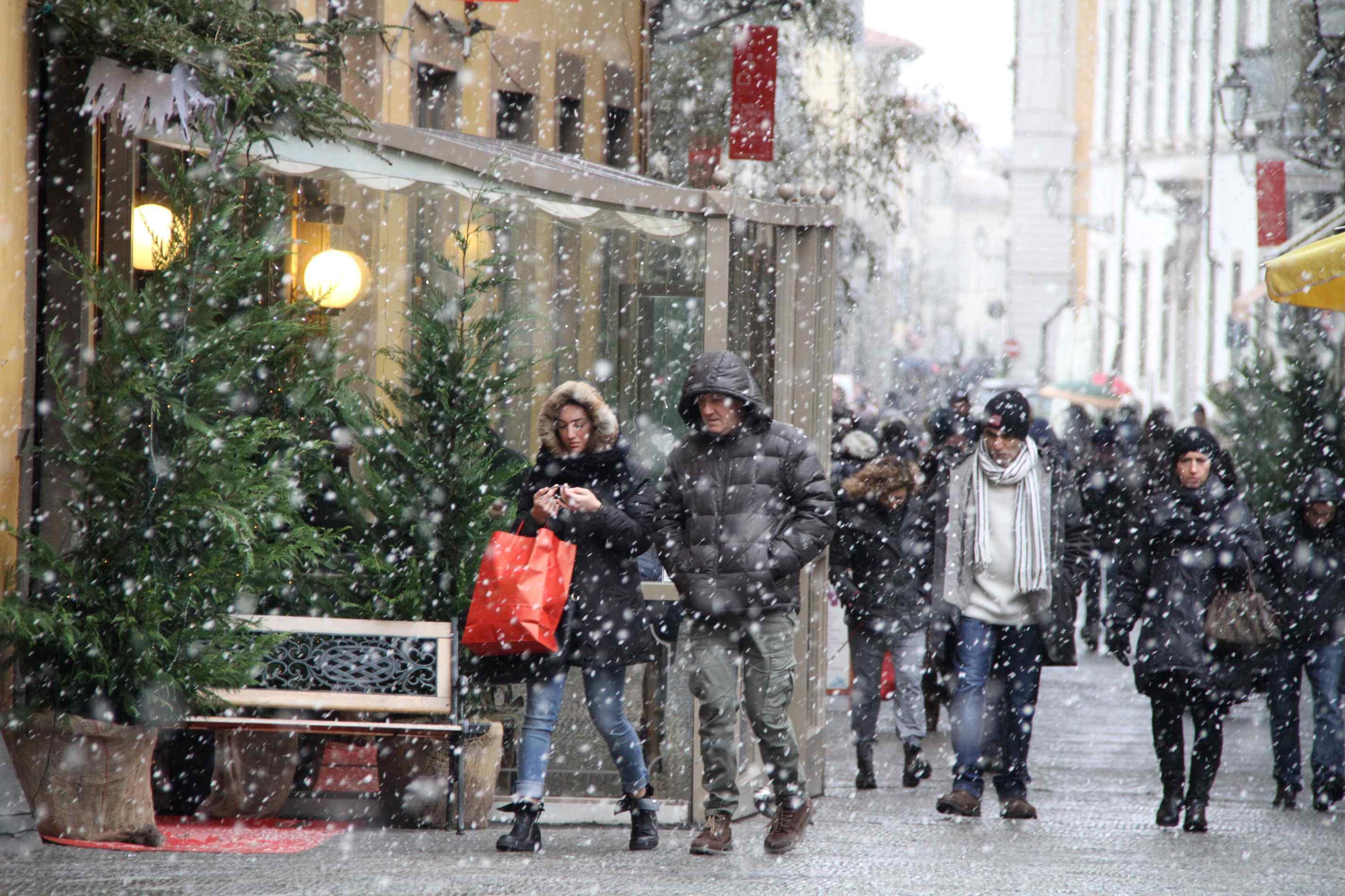 Si prevede una nevicata in città per giovedì 1° marzo
