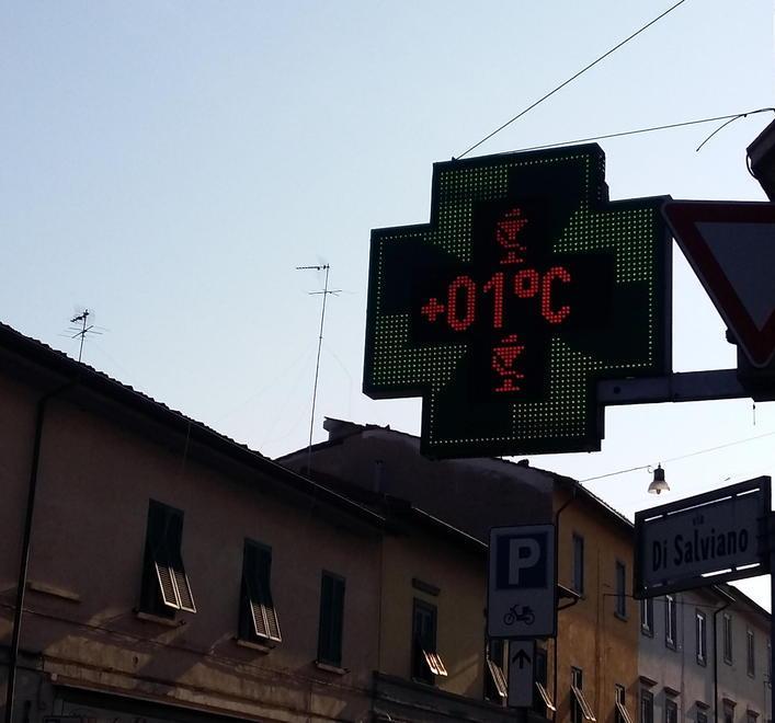 Mai così freddo in città negli ultimi 40 anni 