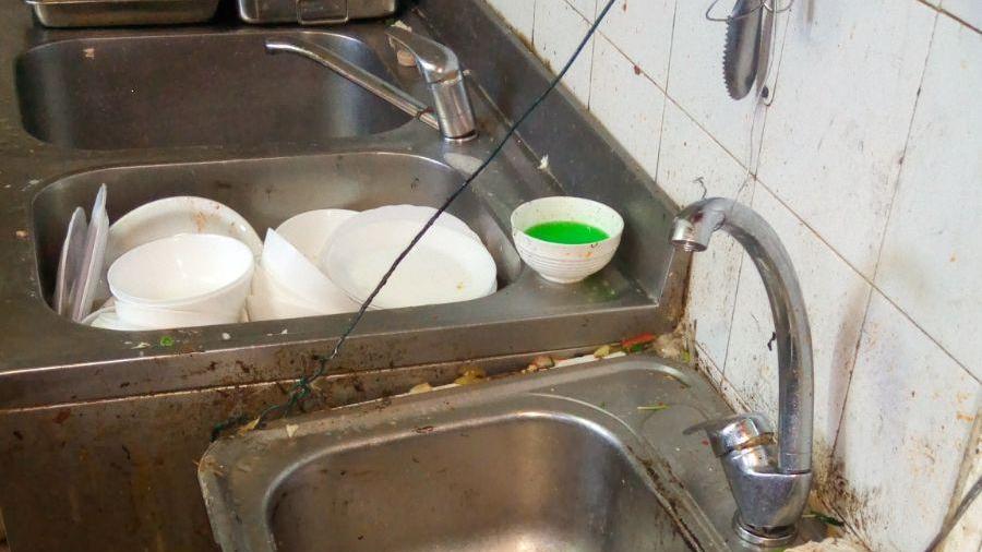 La cucina del ristorante cinese