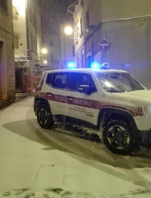 Dai pazienti nonostante la nevicata 