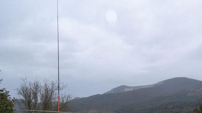 Un’antenna alla Rocca di Campiglia