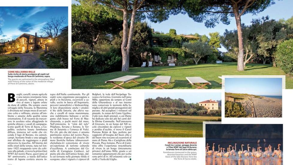 Le eccellenze di Maremma sulla rivista di Alitalia