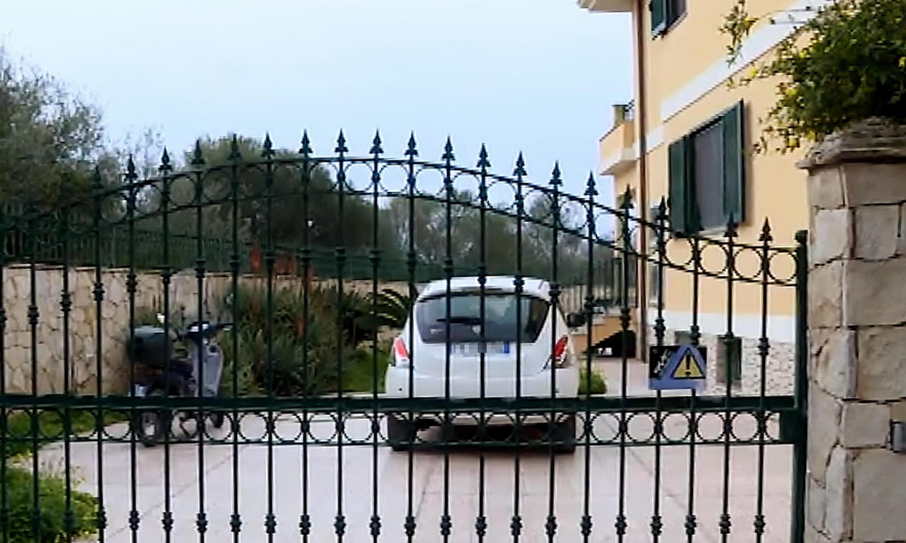 L'ingresso della villa