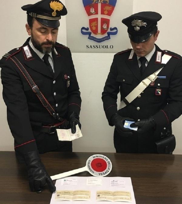 Assegni e documenti falsificati in banca a Sassuolo: truffatore arrestato 