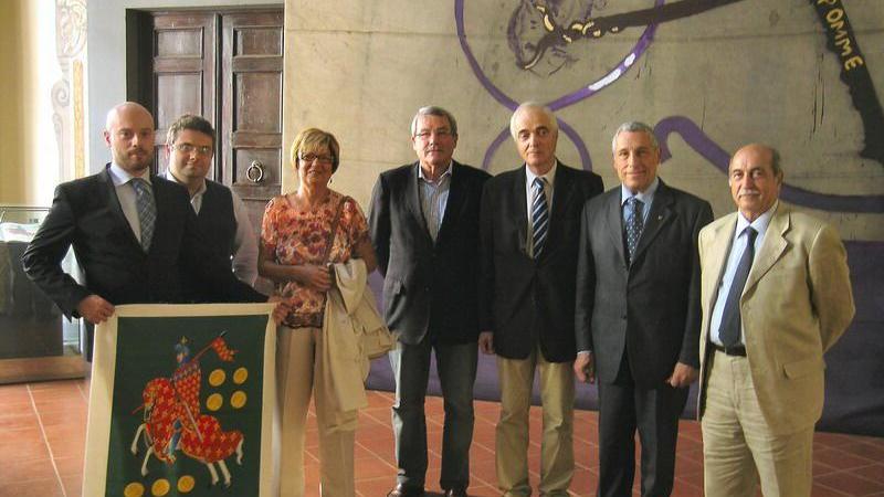 Un incontro nel 2011 in Provincia del Comitato provinciale area pratese con l'allora presidente Gestri