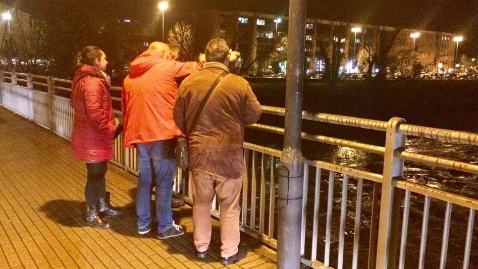 Allerta per il fiume Cecina in piena