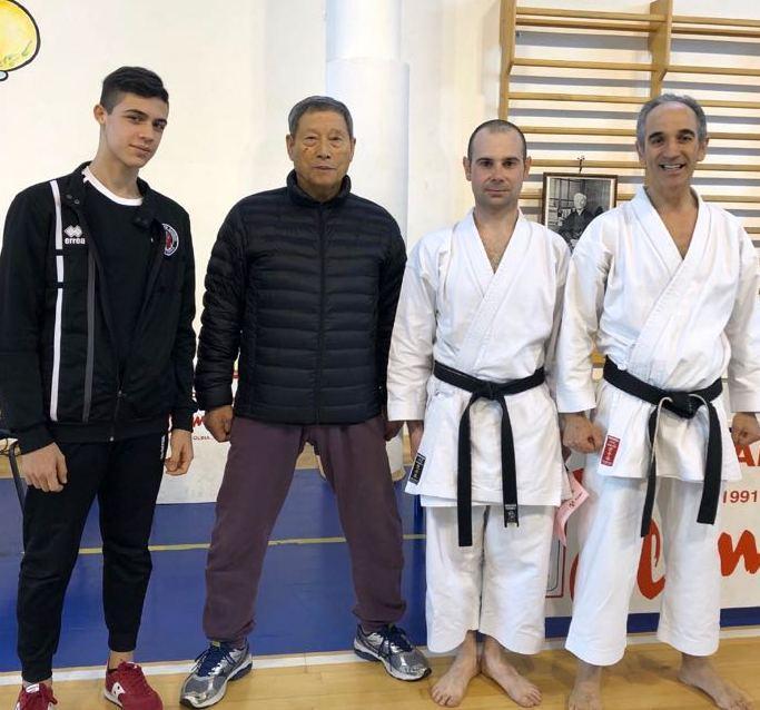 Stage regionale di karate con il maestro Hiroshi Shirai