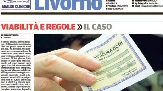 Multa da 848 euro e sequestro del mezzo per chi è privo di Rca