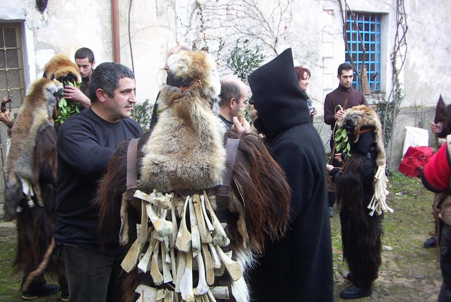La maschera dei Colonganos in Corsica