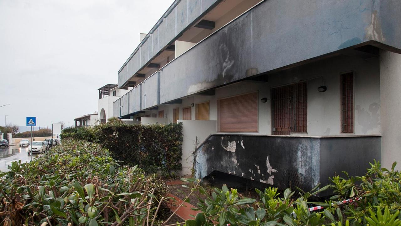 Incendio in uno scantinato